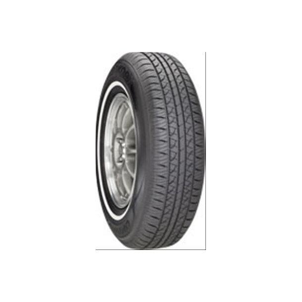 Dæk Hankook Optimo med hvid stribe str. 225/7515 White Wall Tire All